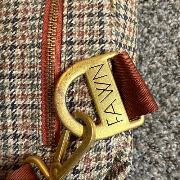 Fawn design Plaid original size convertible backpack diaper bag - Picture 7 of 14